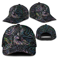 Aotearoa Moko Tribal Tattoo Classic Cap New Zealand Maori Penguin and Fantail Paua Shell Style
