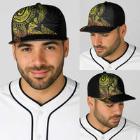 Aotearoa Moko Tribal Tattoo Baseball Net Cap New Zealand Maori Penguin and Fantail Reggae Style