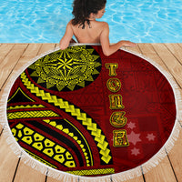 Kolisi Tonga Atele Beach Blanket Ngatu and Polynesian Pattern LT03 - Polynesian Pride