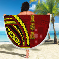Kolisi Tonga Atele Beach Blanket Ngatu and Polynesian Pattern LT03 - Polynesian Pride