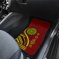 Kolisi Tonga Atele Car Mats Ngatu and Polynesian Pattern LT03 - Polynesian Pride