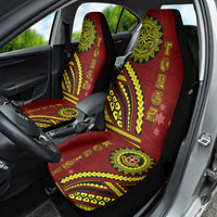 Kolisi Tonga Atele Car Seat Cover Ngatu and Polynesian Pattern