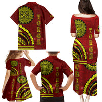 Kolisi Tonga Atele Family Matching Puletasi and Hawaiian Shirt Ngatu and Polynesian Pattern LT03 - Polynesian Pride
