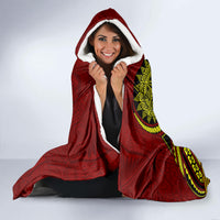Kolisi Tonga Atele Hooded Blanket Ngatu and Polynesian Pattern LT03 - Polynesian Pride