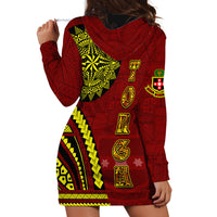 Kolisi Tonga Atele Hoodie Dress Ngatu and Polynesian Pattern LT03 - Polynesian Pride
