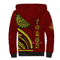 Kolisi Tonga Atele Sherpa Hoodie Ngatu and Polynesian Pattern LT03 - Polynesian Pride