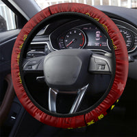 Kolisi Tonga Atele Steering Wheel Cover Ngatu and Polynesian Pattern LT03 - Polynesian Pride