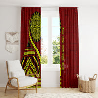 Kolisi Tonga Atele Window Curtain Ngatu and Polynesian Pattern LT03 - Polynesian Pride