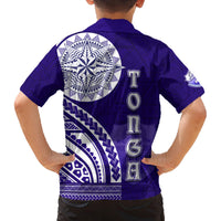 Tupou College Toloa Family Matching Puletasi and Hawaiian Shirt Ngatu and Polynesian Pattern LT03 - Polynesian Pride