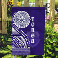 Tupou College Toloa Garden Flag Ngatu and Polynesian Pattern LT03 Garden Flag Blue - Polynesian Pride