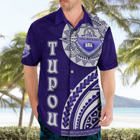 Tupou College Toloa Hawaiian Shirt Ngatu and Polynesian Pattern LT03 - Polynesian Pride