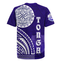 Tupou College Toloa Rugby Jersey Ngatu and Polynesian Pattern LT03 - Polynesian Pride