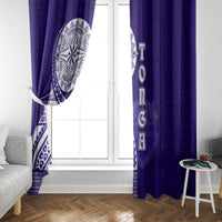 Tupou College Toloa Window Curtain Ngatu and Polynesian Pattern LT03 - Polynesian Pride