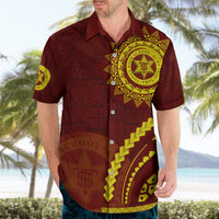 Tonga High School Hawaiian Shirt Ngatu and Polynesian Pattern LT03 - Polynesian Pride