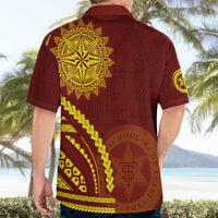 Tonga High School Hawaiian Shirt Ngatu and Polynesian Pattern LT03 - Polynesian Pride