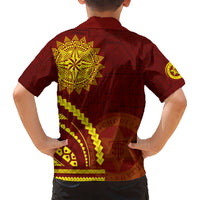 Tonga High School Hawaiian Shirt Ngatu and Polynesian Pattern LT03 - Polynesian Pride