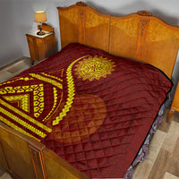 Tonga High School Quilt Ngatu and Polynesian Pattern