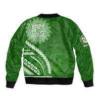 Liahona High School Bomber Jacket Ngatu and Polynesian Pattern LT03 - Polynesian Pride