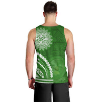 Liahona High School Men Tank Top Ngatu and Polynesian Pattern LT03 - Polynesian Pride