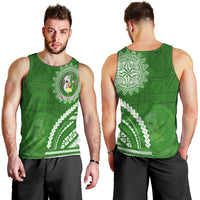 Liahona High School Men Tank Top Ngatu and Polynesian Pattern LT03 - Polynesian Pride