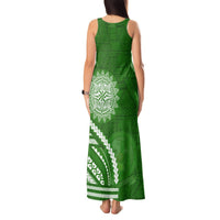 Liahona High School Tank Maxi Dress Ngatu and Polynesian Pattern LT03 - Polynesian Pride