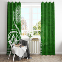 Liahona High School Window Curtain Ngatu and Polynesian Pattern LT03 - Polynesian Pride