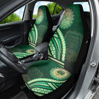 Saineha High School Car Seat Cover Ngatu and Polynesian Pattern