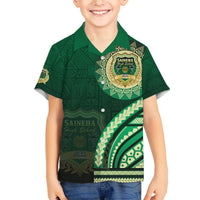 Saineha High School Hawaiian Shirt Ngatu and Polynesian Pattern LT03 - Polynesian Pride