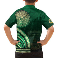 Saineha High School Hawaiian Shirt Ngatu and Polynesian Pattern LT03 - Polynesian Pride