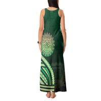 Saineha High School Tank Maxi Dress Ngatu and Polynesian Pattern LT03 - Polynesian Pride