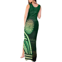 Saineha High School Tank Maxi Dress Ngatu and Polynesian Pattern LT03 - Polynesian Pride