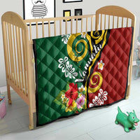 Melanesian Vanuatu Tribal Boar Tusk Quilt Tropical Plants and Namele Motifs - Polynesian Pride