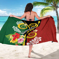 Melanesian Vanuatu Tribal Boar Tusk Sarong Tropical Plants and Namele Motifs - Polynesian Pride