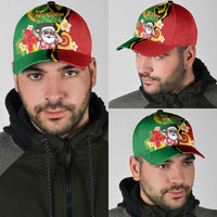 Vanuatu Christmas Classic Cap Funny Santa with Namele and Boar Tusk Tribal LT03 - Polynesian Pride