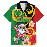 Vanuatu Christmas Family Matching Summer Maxi Dress and Hawaiian Shirt Funny Santa with Namele and Boar Tusk Tribal - Polynesian Pride