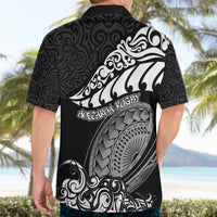 New Zealand Rugby Hawaiian Shirt Maori Warrior Rugby Silver Fern Tribal Pattern LT03 - Polynesian Pride