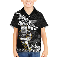 New Zealand Rugby Hawaiian Shirt Maori Warrior Rugby Silver Fern Tribal Pattern LT03 - Polynesian Pride