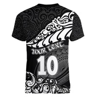 custom-new-zealand-rugby-women-v-neck-t-shirt-maori-warrior-rugby-silver-fern-tribal-pattern