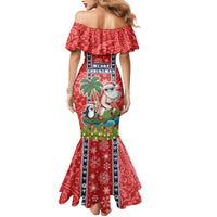 Hawaii Christmas Mermaid Dress The Santa Surfing Hawaii Xmas Style LT03 - Polynesian Pride