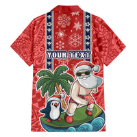 Custom Hawaii Christmas Hawaiian Shirt The Santa Surfing Hawaii Xmas Style LT03 - Polynesian Pride