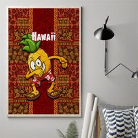 Hawaii Canvas Wall Art Aloha Funny Pineapple Mix Kakau Hawaiian Tribal LT03 - Polynesian Pride