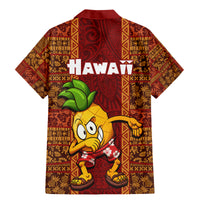 Hawaii Family Matching Mermaid Dress and Hawaiian Shirt Aloha Funny Pineapple Mix Kakau Hawaiian Tribal LT03 - Polynesian Pride