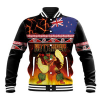 Aotearoa Siva Afi Baseball Jacket Tribal Performers of Aotearoa Fire Knife Dancing LT03 Unisex Black - Polynesian Pride