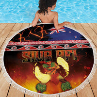 Aotearoa Siva Afi Beach Blanket Tribal Performers of Aotearoa Fire Knife Dancing LT03 - Polynesian Pride