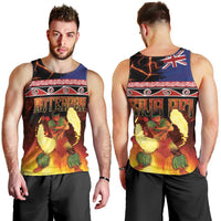 Aotearoa Siva Afi Men Tank Top Tribal Performers of Aotearoa Fire Knife Dancing LT03 - Polynesian Pride