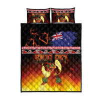 Aotearoa Siva Afi Quilt Bed Set Tribal Performers of Aotearoa Fire Knife Dancing LT03 - Polynesian Pride