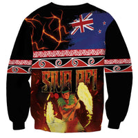 Aotearoa Siva Afi Sweatshirt Tribal Performers of Aotearoa Fire Knife Dancing LT03 - Polynesian Pride