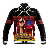 Personalised Samoan Spirit - Samoa Tribal Heritage Baseball Jacket