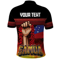Personalised Samoan Spirit - Samoa Tribal Heritage Polo Shirt LT03 - Polynesian Pride