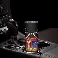 Personalised Samoan Spirit - Samoa Tribal Heritage Skinny Tumbler